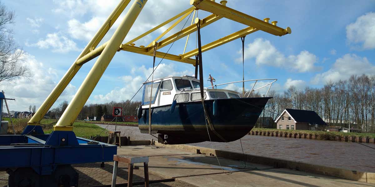 Hijsen & kranen - Jachthaven Zuidbroek Groningen